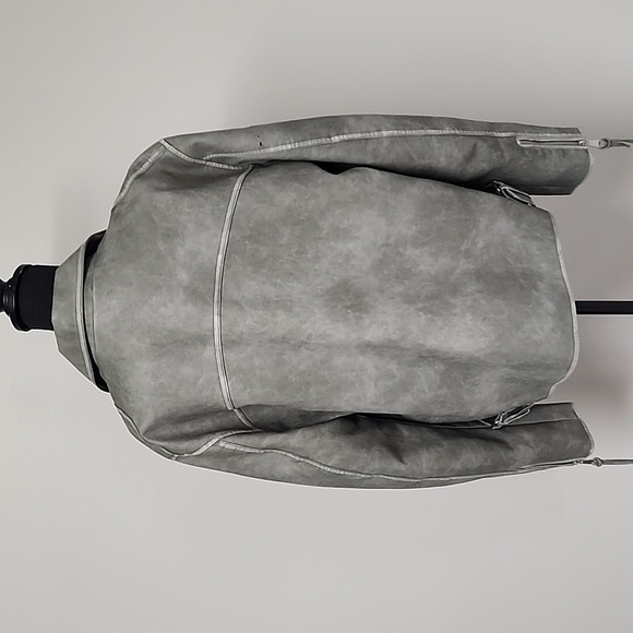 ZARA Faux Leather Washed Jacket - Picture 6 of 16